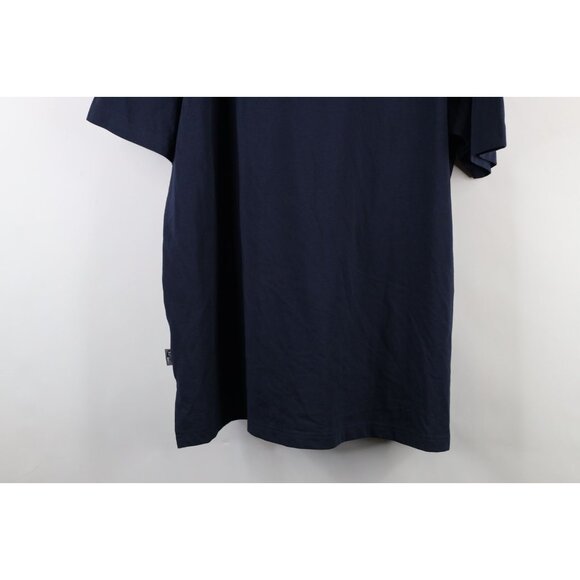 New Adidas Mens XL Team Issued University of Toledo Golf Mock Neck T-Shirt Blue - Picture 13 of 13